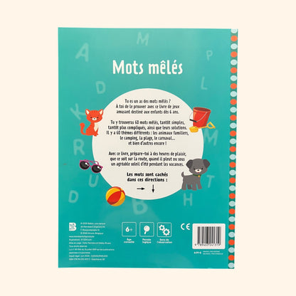 Mots mêlés - Jeu de lettres dès 6 ans