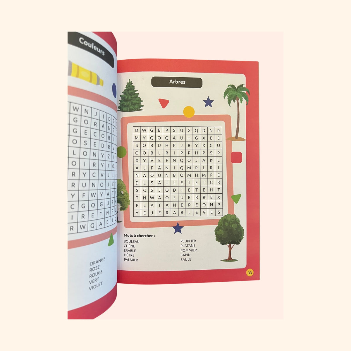 Mots mêlés - Jeu de lettres dès 6 ans