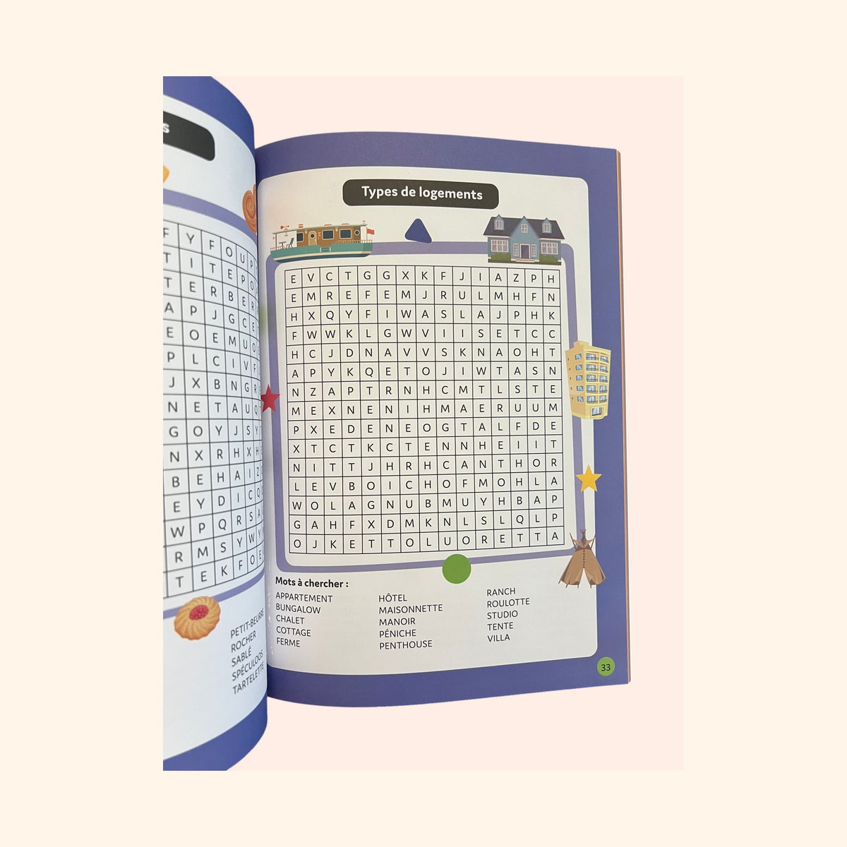 Mots mêlés - Jeu de lettres dès 9 ans
