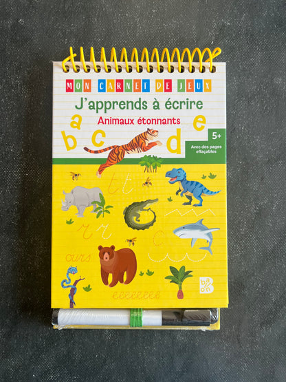 Mon carnet de jeux - animaux étonnants - dès 5 ans