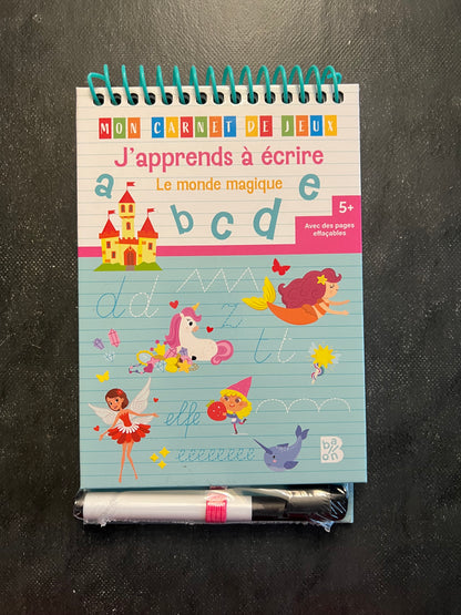 J'apprends à écrire - le monde magiques