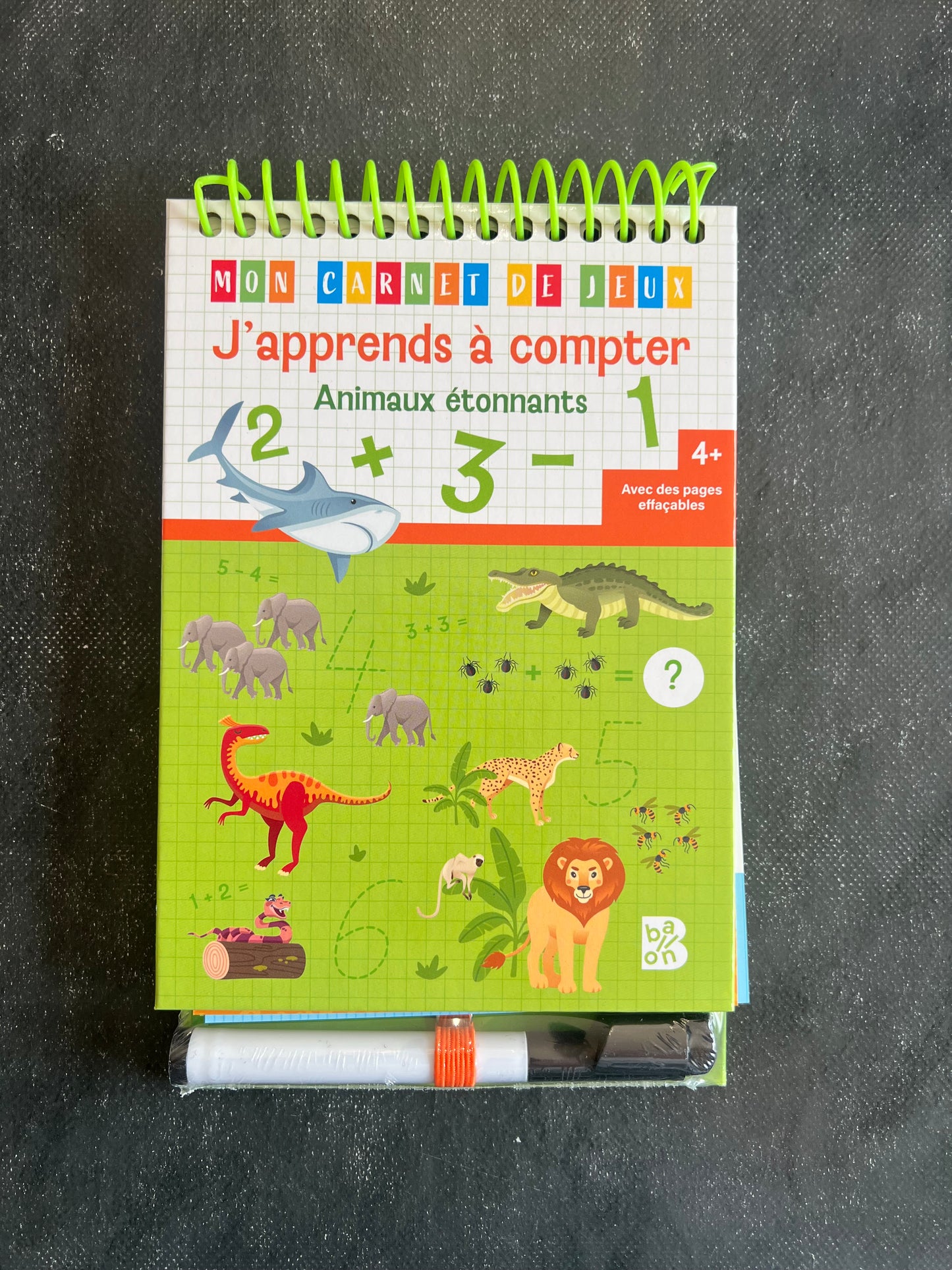 Mon carnet de jeux - animaux étonnants - dès 4 ans