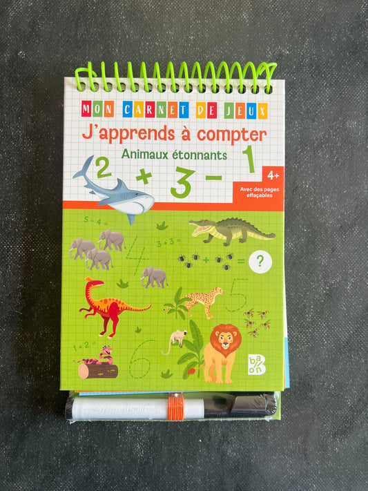 Mon carnet de jeux - animaux étonnants - dès 4 ans