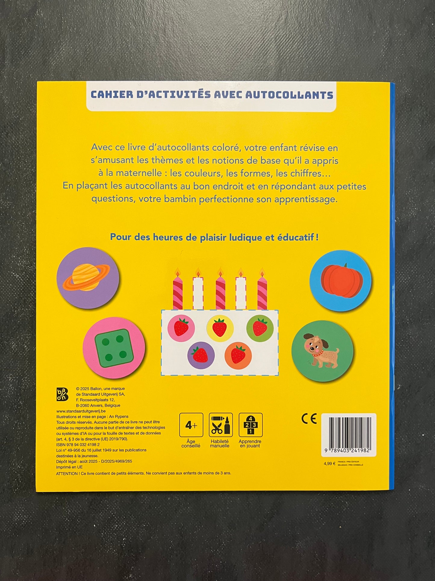 Mes premiers apprentissages - dès 4 ans