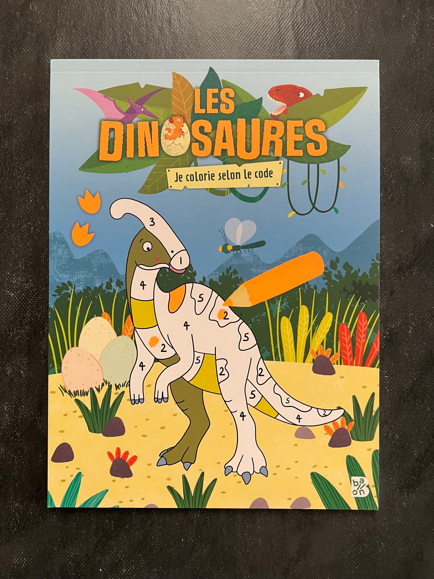 Je colorie selon le code - les dinosaures