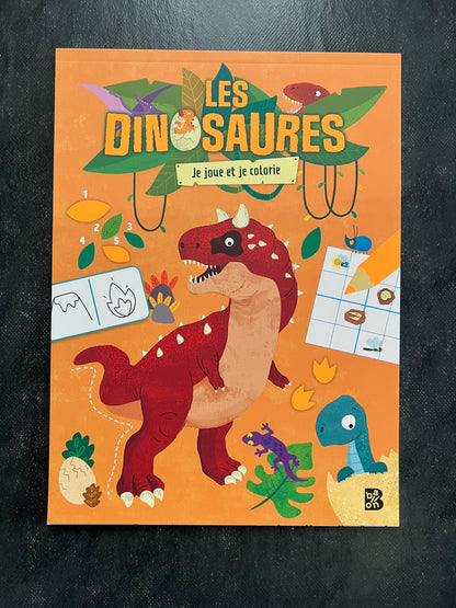 Je joue et je colorie - les dinosaures