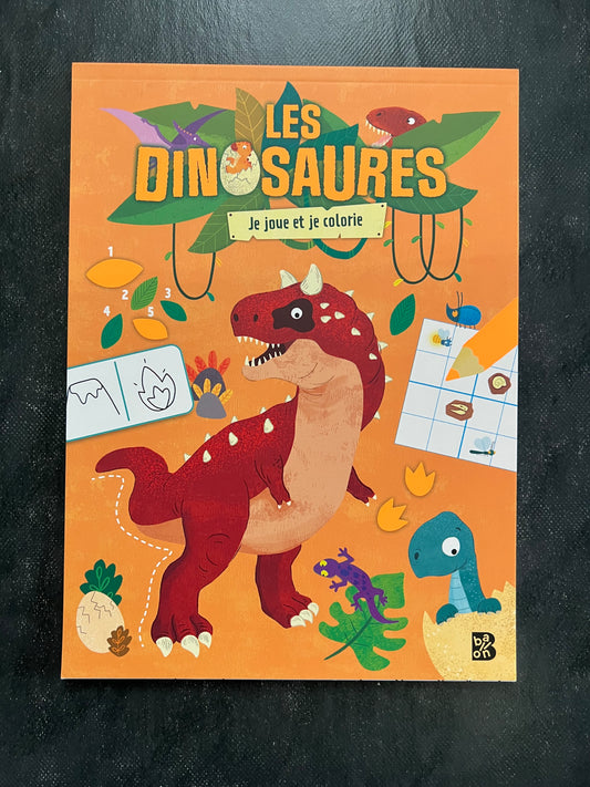 Je joue et je colorie - les dinosaures