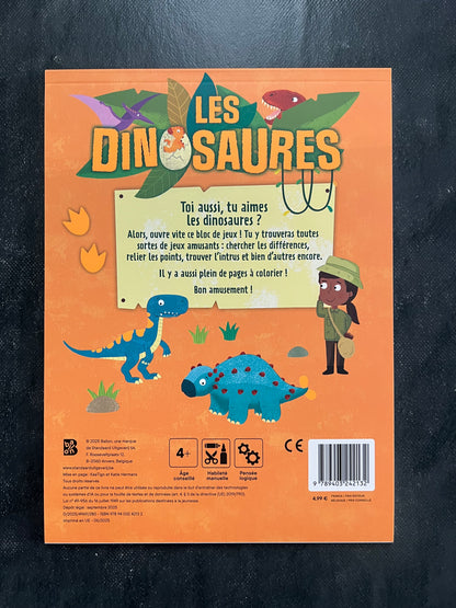 Je joue et je colorie - les dinosaures