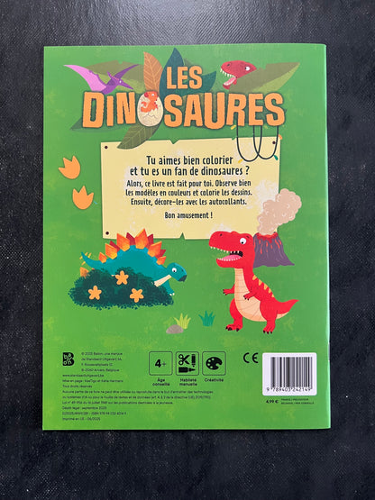 Je colorie et je colle - les dinosaures