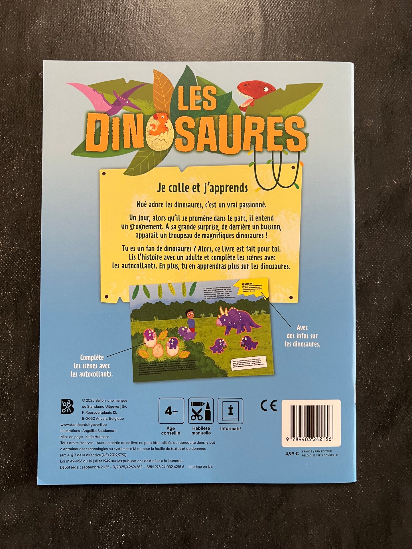 Je colorie et j'apprends - les dinosaures (Copie)