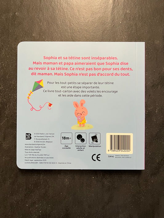 Livre à volets je grandis - finis la tétine