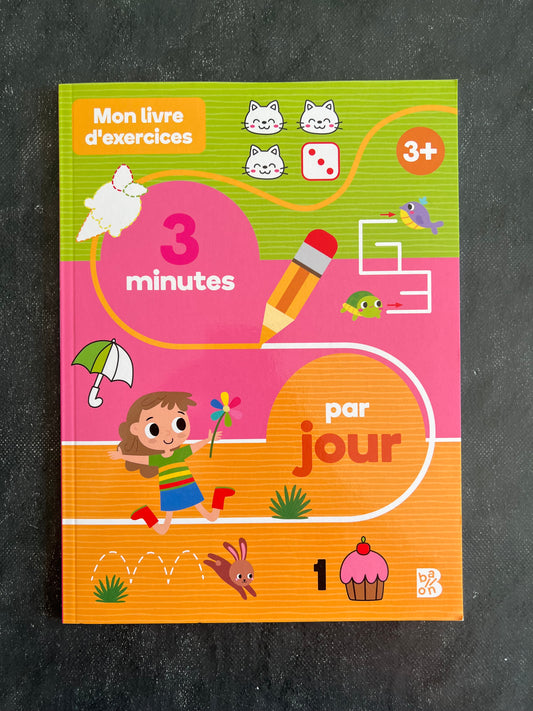 Mon livre d'exercice - 3 minutes par jour