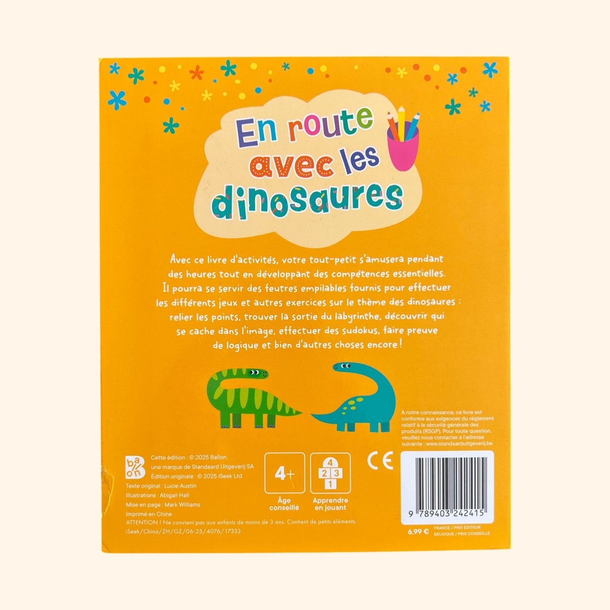 En route avec les dinosaures – Album jeunesse 4-7 ans