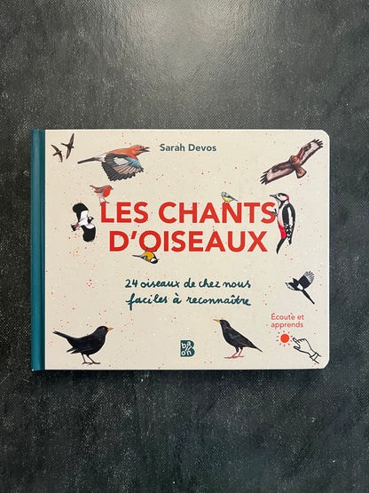 Livre sonore - les chants d'oiseaux