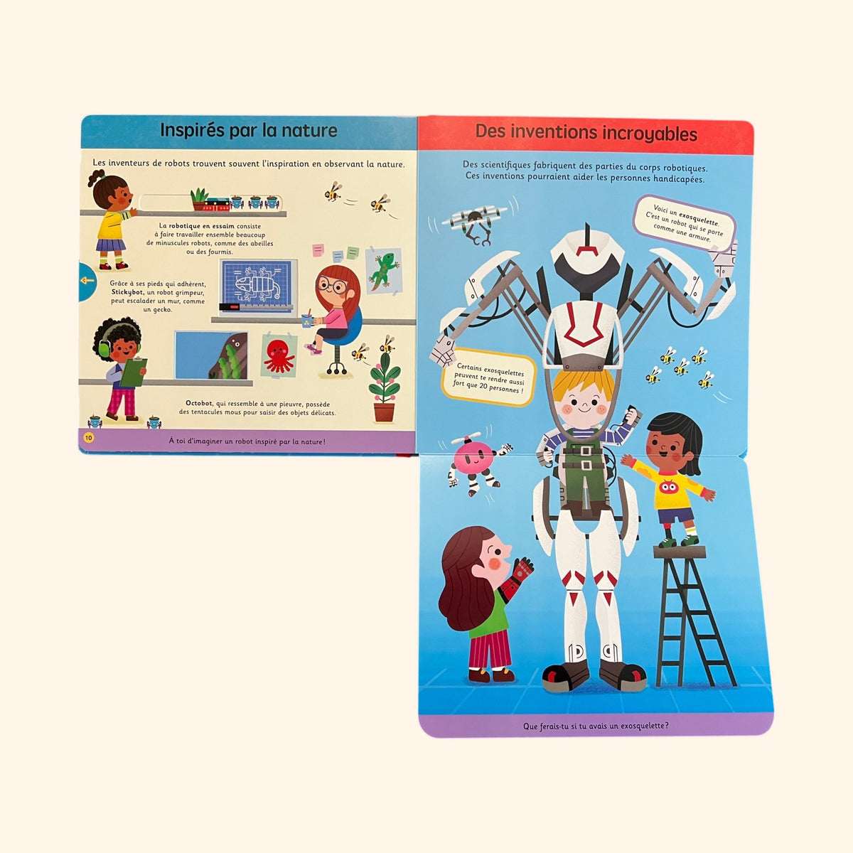 Je découvre les robots - Livre-jeu d'apprentissage STIAM 4-7 ans