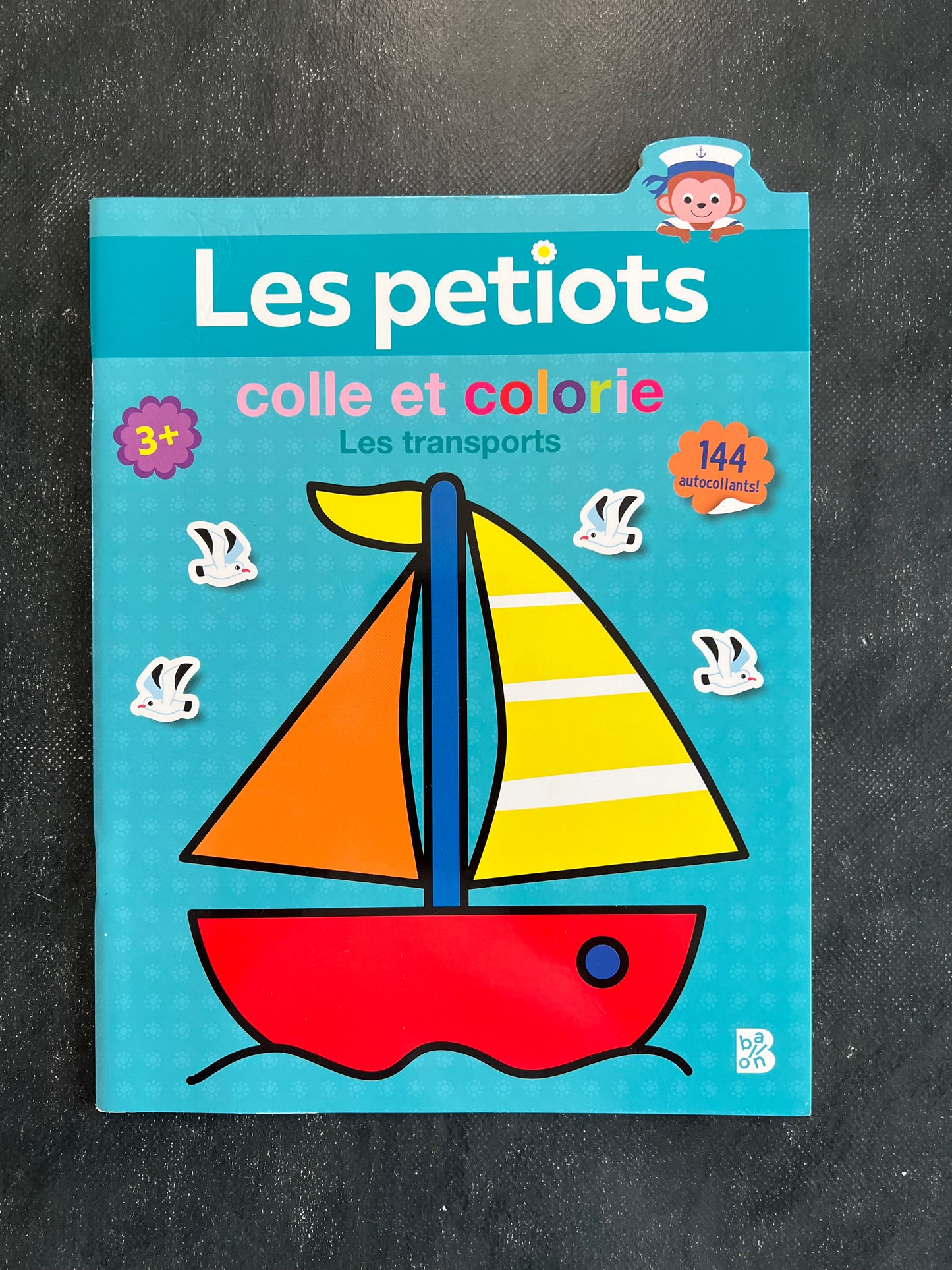 Les petiots colle et colorie - les transports