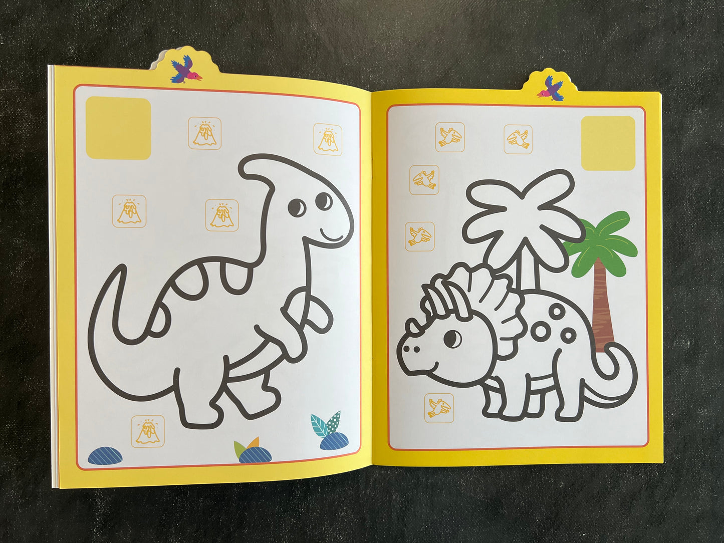 Les petiots colle et colorie - les dinosaures (3-6 ans)