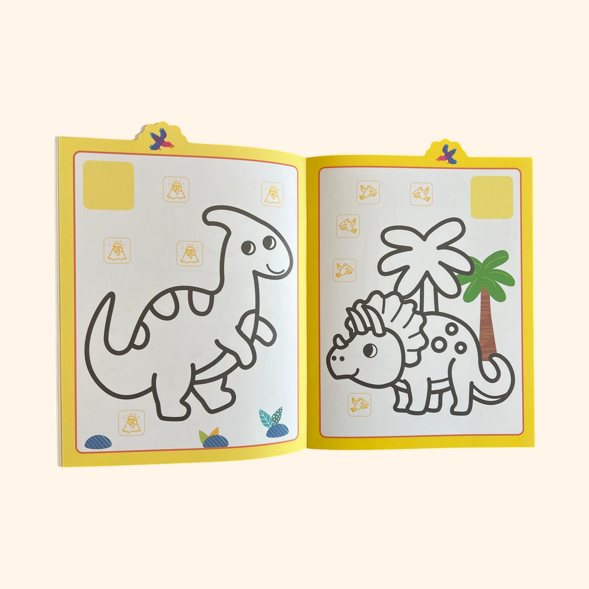 Les petiots colle et colorie - les dinosaures (3-6 ans)