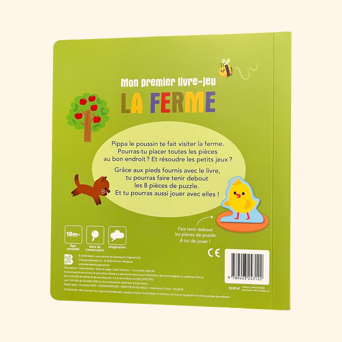 Mon premier livre-jeu - La ferme | Dès 3 ans