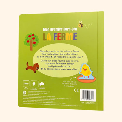 Mon premier livre-jeu - La ferme | Dès 3 ans