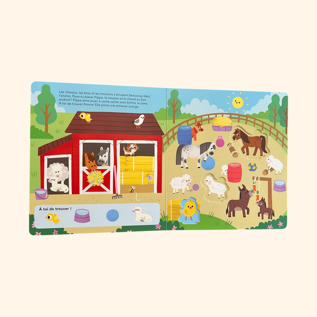 Mon premier livre-jeu - La ferme | Dès 3 ans