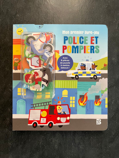 Mon premier livre-jeu - police et pompiers