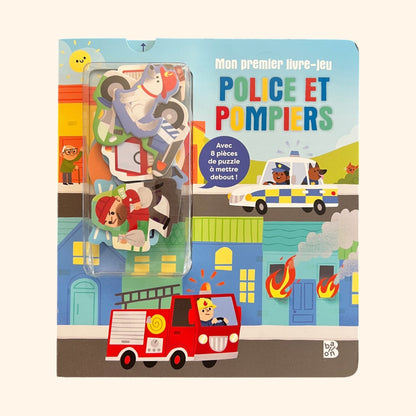 Mon premier livre-jeu - Police et pompiers (3-5 ans)