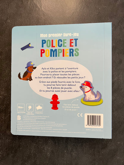 Mon premier livre-jeu - police et pompiers
