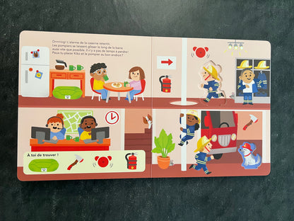 Mon premier livre-jeu - police et pompiers