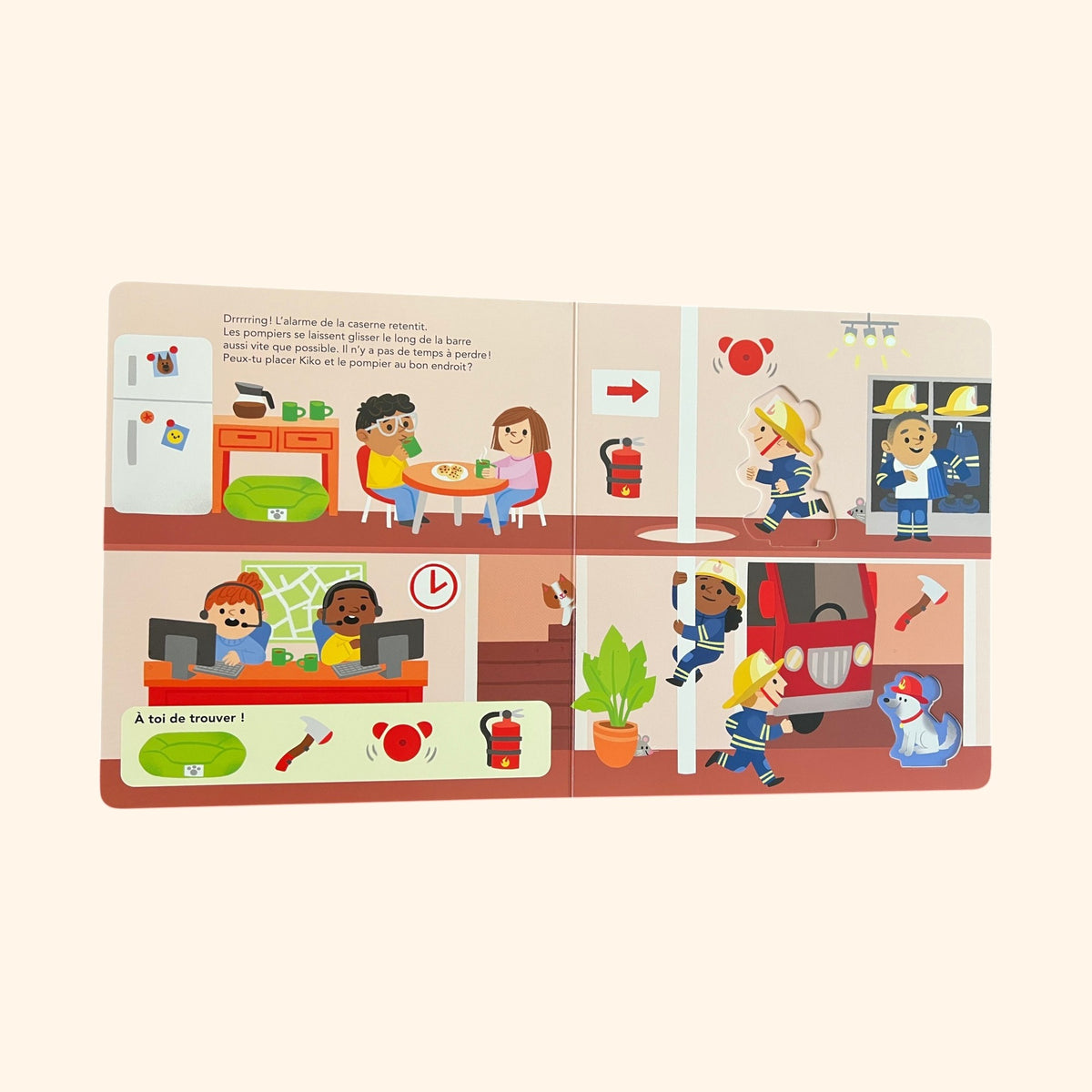 Mon premier livre-jeu - Police et pompiers (3-5 ans)