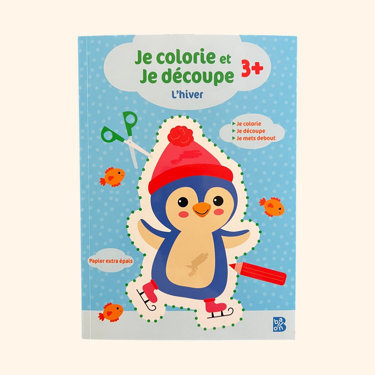 Je colorie et je découpe - L'hiver (3-6 ans)