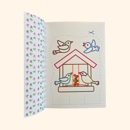 Je colorie et je découpe - L'hiver (3-6 ans)