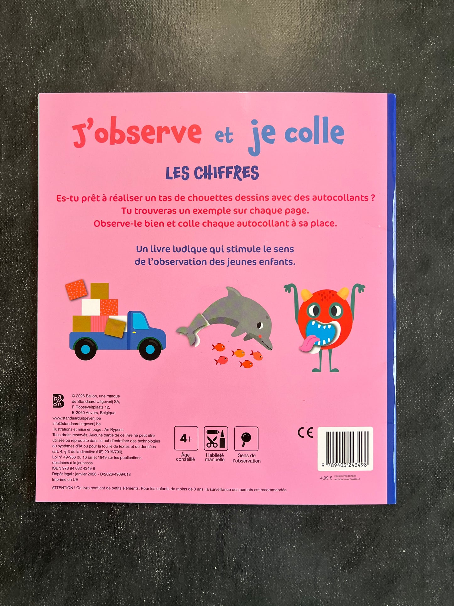 J'observe et je colle - les chiffres