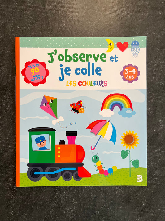 J'observe et je colle - les couleurs