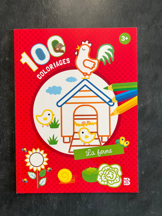 100 coloriages - la ferme
