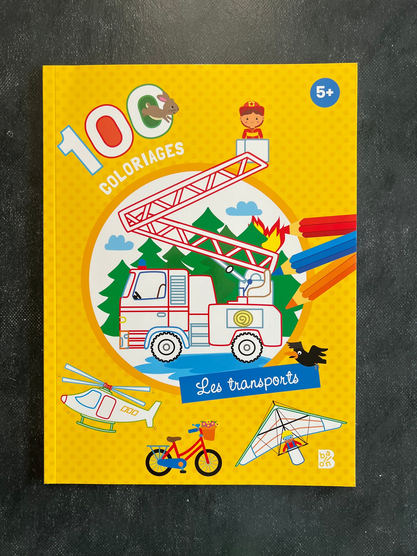 100 coloriages - les transports