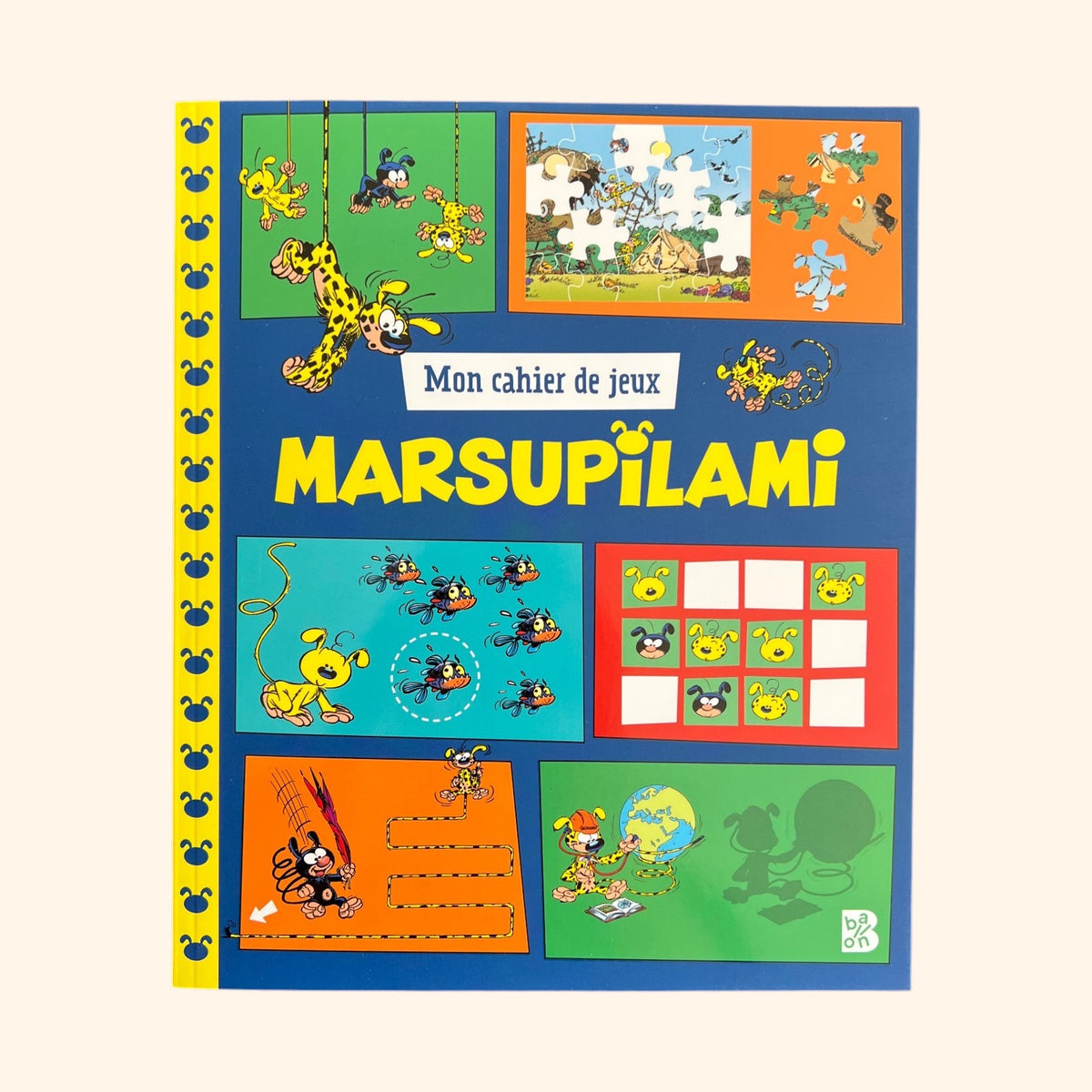 Mon cahier de jeux - Marsupilami | Activités créatives 5-8 ans