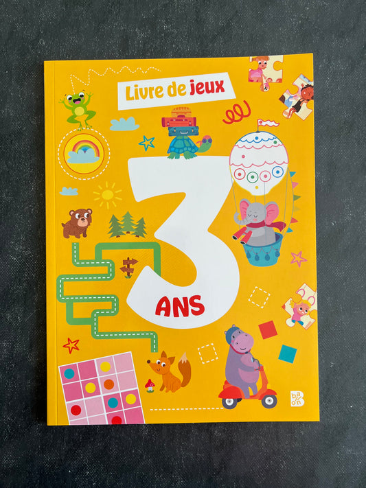 Livre de jeux - dès 3 ans