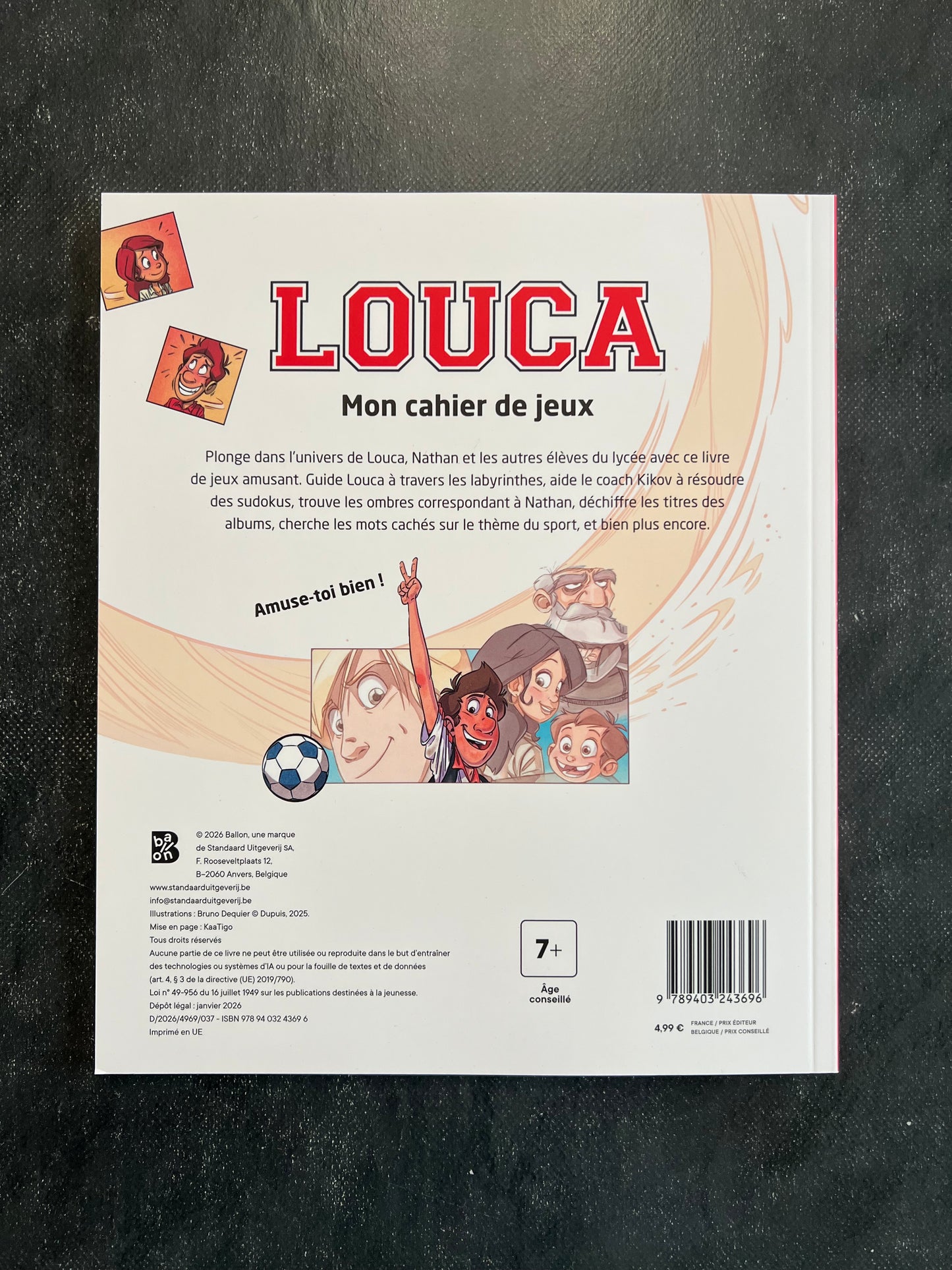 Mon cahier de jeux - Louca