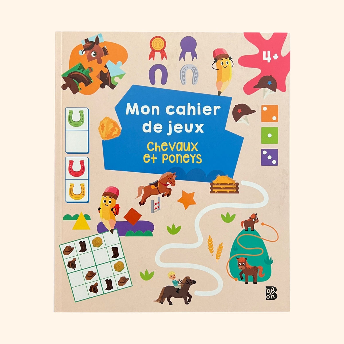 Mon cahier de jeux - Chevaux et poneys (5-8 ans)