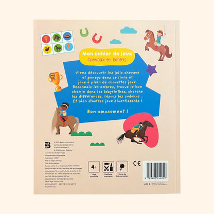 Mon cahier de jeux - Chevaux et poneys (5-8 ans)