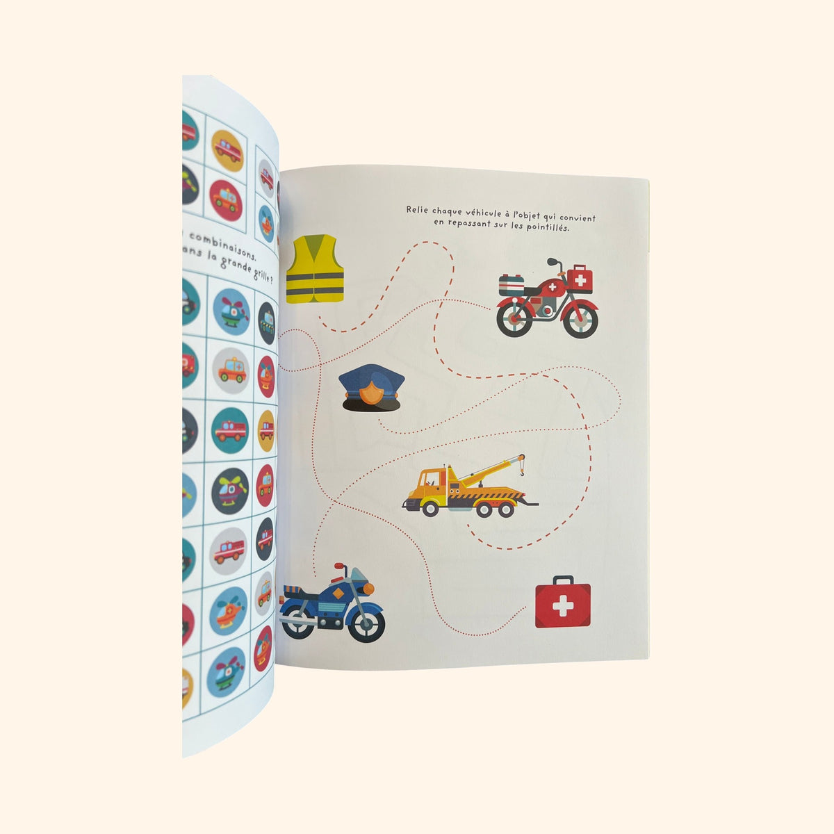 Mon cahier de jeux - Les véhicules d'urgence | 5-7 ans