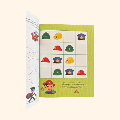 Mon cahier de jeux - Les véhicules d'urgence | 5-7 ans