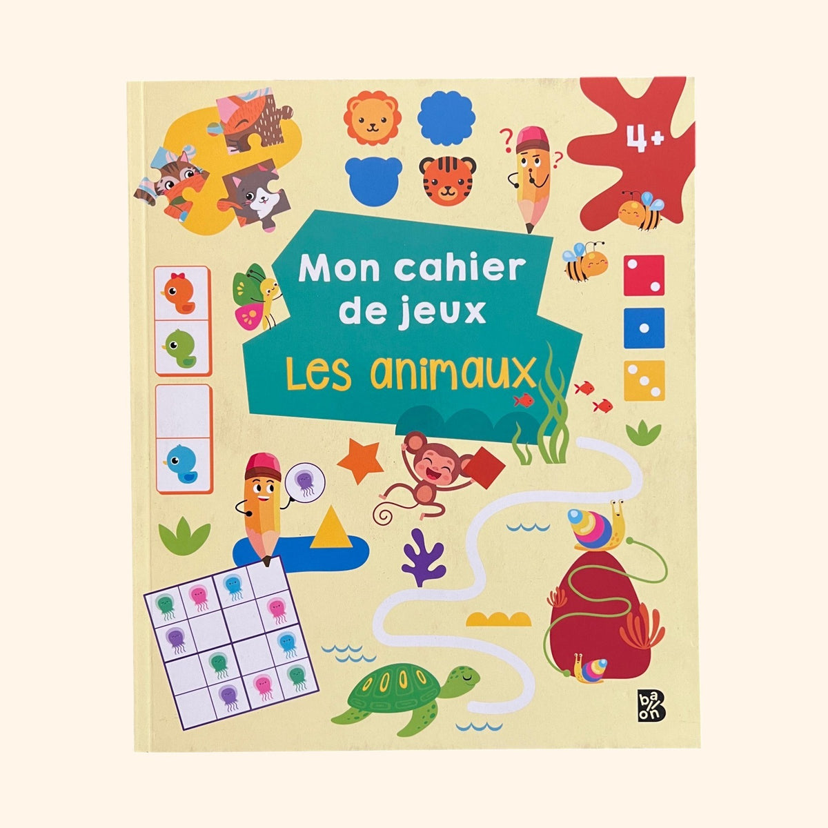 Mon cahier de jeux - Les animaux (3-7 ans)