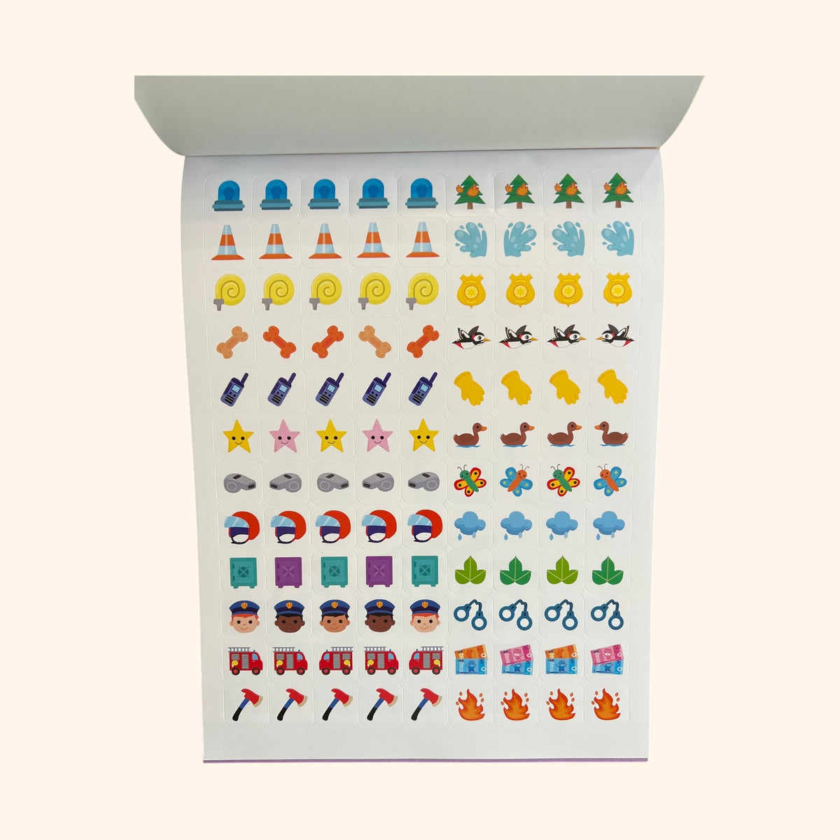 Mon premier bloc à colorier - Police et pompiers (3-5 ans)