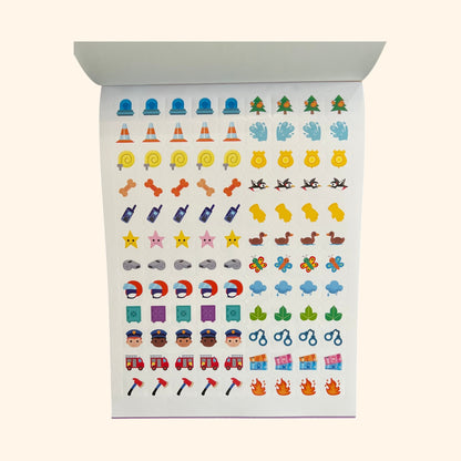 Mon premier bloc à colorier - Police et pompiers (3-5 ans)
