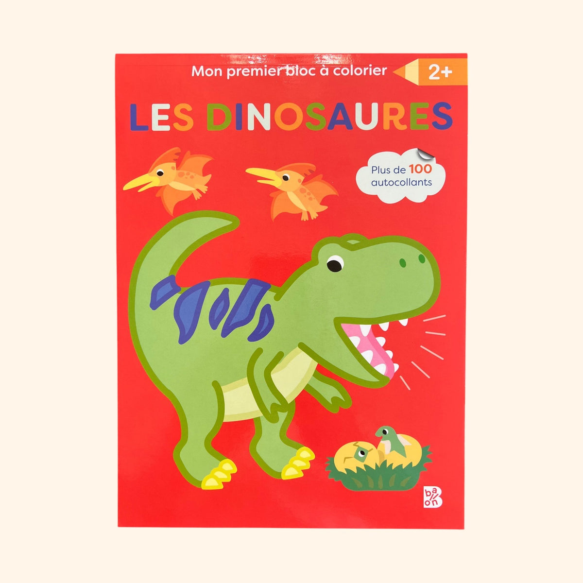 Mon premier bloc à colorier - Les dinosaures (3-6 ans)
