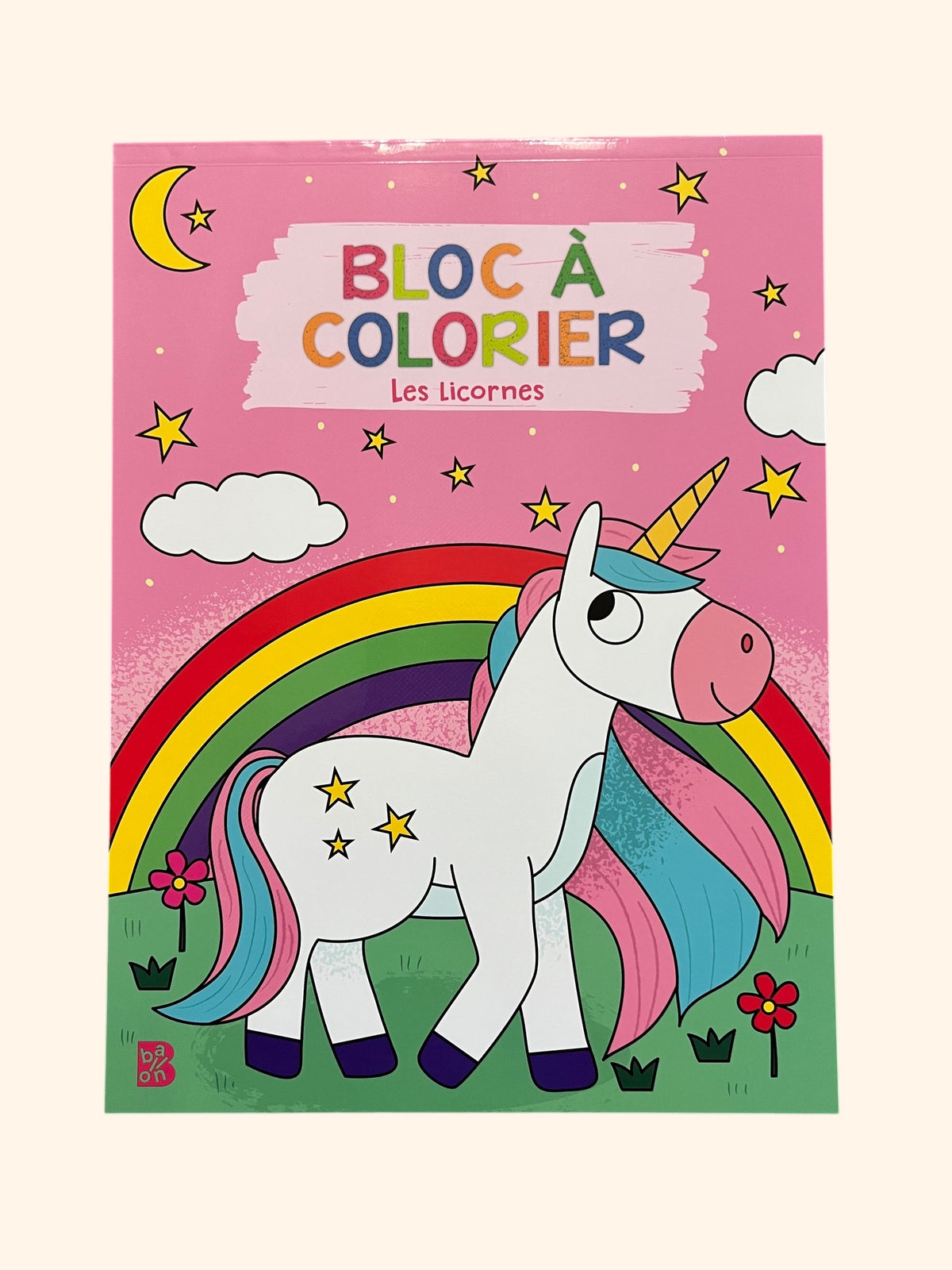 Bloc à colorier - Les licornes | Dès 3 ans