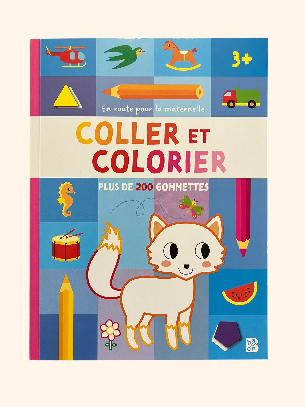 En route pour la maternelle - Coller et colorier | Dès 3 ans