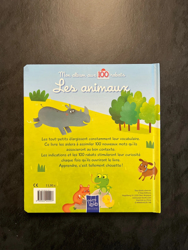 Mon album aux 100 rabats - animaux